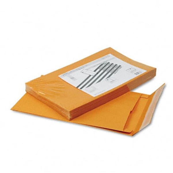 Quality Park Quality Park 93338 Redi-Strip Kraft Expansion Envelope Side Seam 10 x 15 x 2 Brown 25 Pack 93338 - main